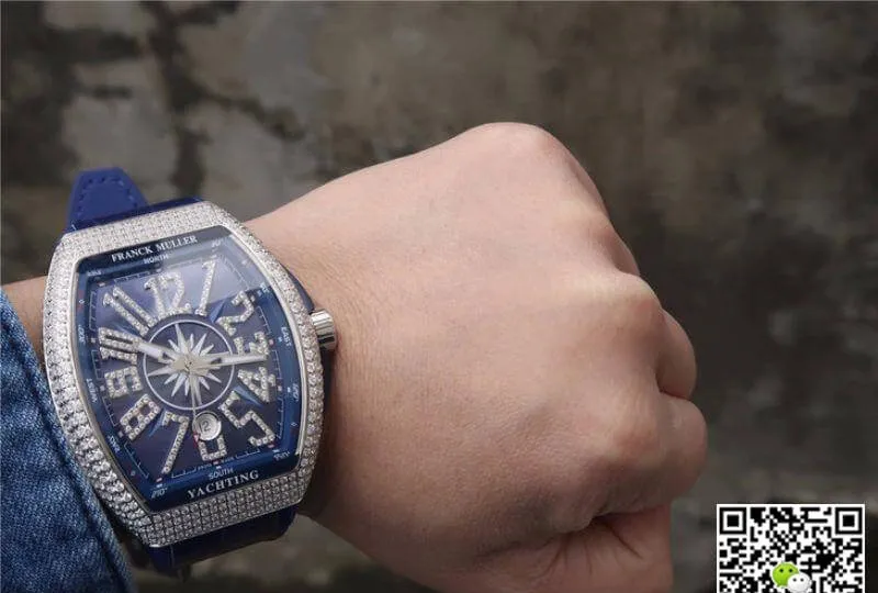 Franck Muller Vanguard V45.SC.DT.AC.BL 1:1 Best Edition Replica Watch Swiss ETA2824-2